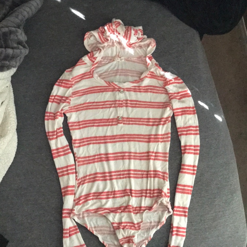 Pink & white one piece